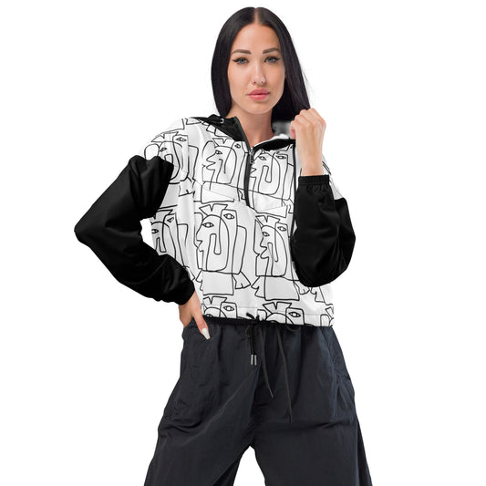 Women’s cropped windbreaker