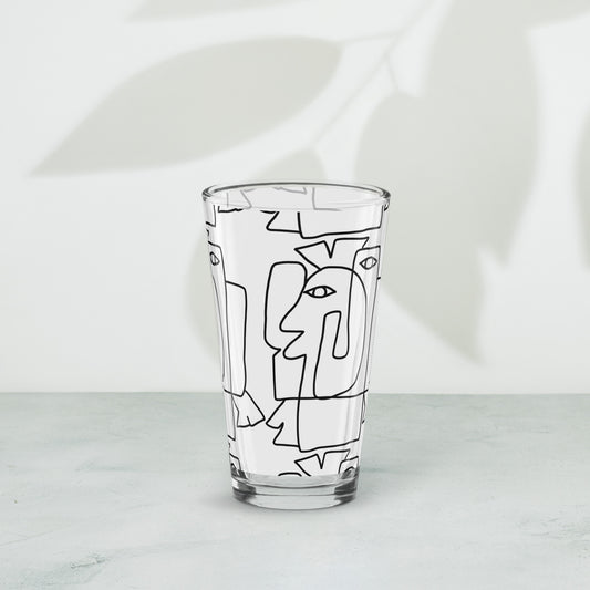 Shaker pint glass